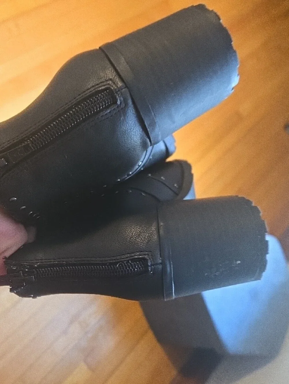 A2 By Aerosoles Black Ankle Boot with Silver Studs Size 9
